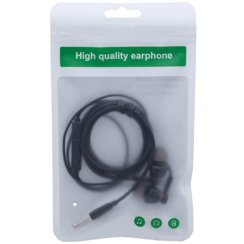 Explosive Metal Earphones In-ear Wired Subwoofer Game Computer Mobile Phone Earphones Wire Control with Microphone