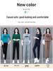 Khmer Embroidered Casual Sport Suit for Women - Spring/Autumn Age-Reducing Sweater & Sweatpants