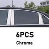 6PCS Car Window Trim Covers For Genesis GV60 Accessories JW1 2021~2025 2022 2023 2024 B C Column Pillar Black Film Sticker Tools