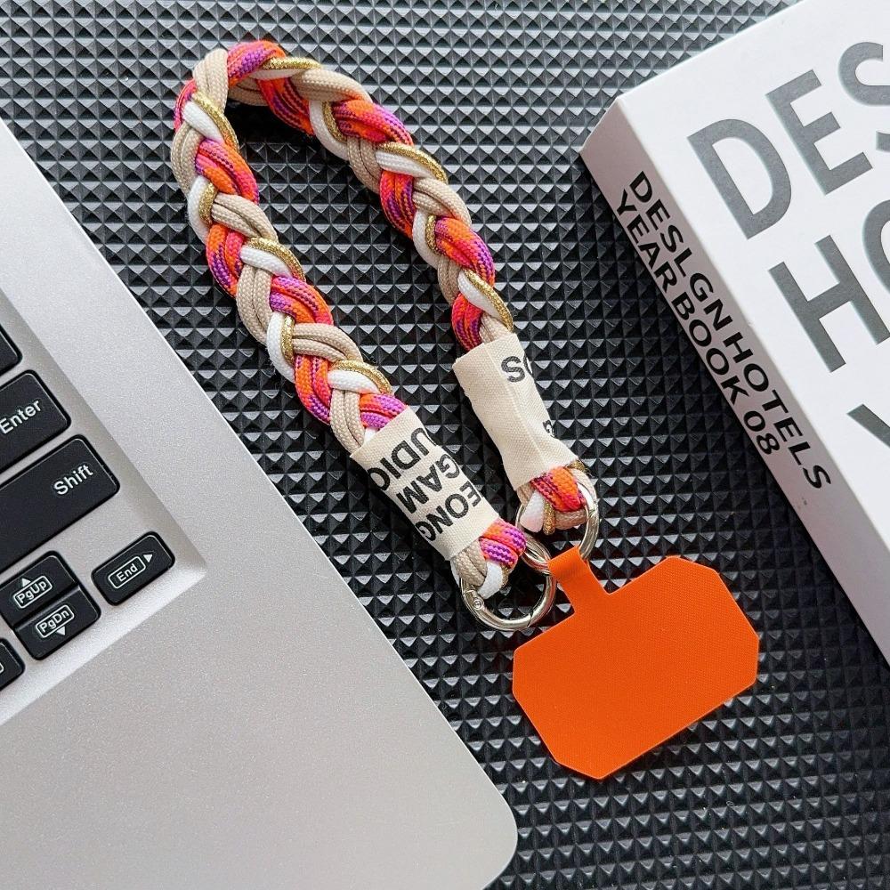 Fashion Colorful Mobile Phone Lanyard Short Multifunctional Mobile Phone Chain Anti Lost with Clip Card Key Chain Universal