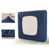 Sofa Seat Cover, Velvet, Navy Blue 100-125Cm