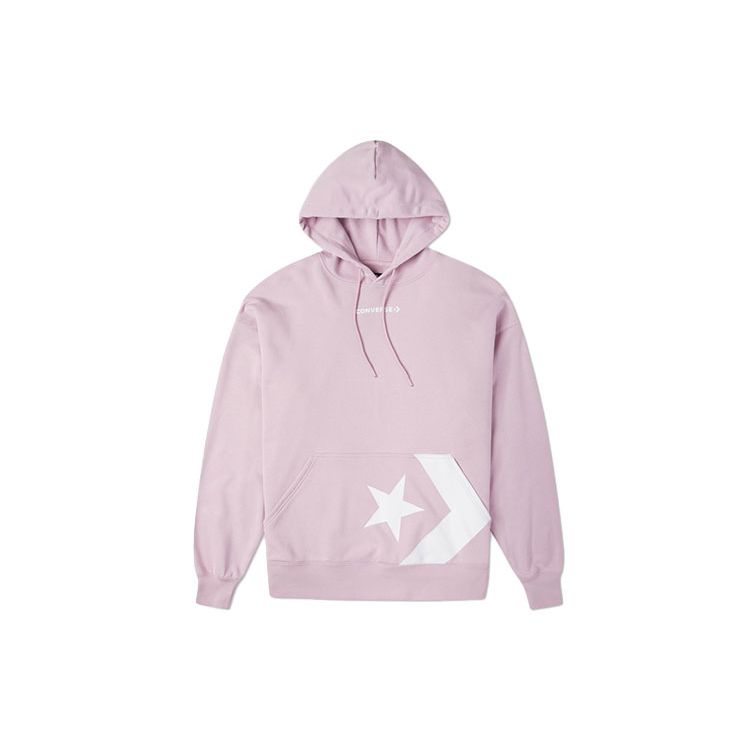 

Converse Star Arrow Pattern Свободная толстовка с длинным рукавом Женские топы Розовый 10023083-A02