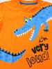 Kids' Cartoon Print Knit Cotton Long Sleeve Pullover - Trendy European & American Style