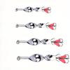 10Pcs 360 Degree Rotation Metal Spinner Hard Bait Spoon Fishing Lures Long Shot Trout Sequins Artificial Baits for Fish 10g 14g 21g 28g