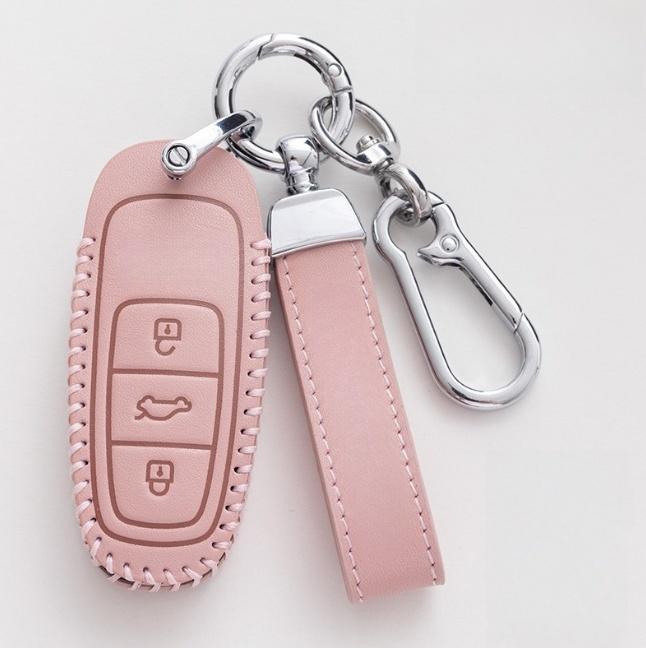 

Новый мягкий чехол-накладка для пульта автомобильного ключа для A3 A4 B9 A6 A7 4K A8 E-tron Q5 Q8 C8 D5 SQ8 Аксессуары для сумки для защиты ключа розовый
