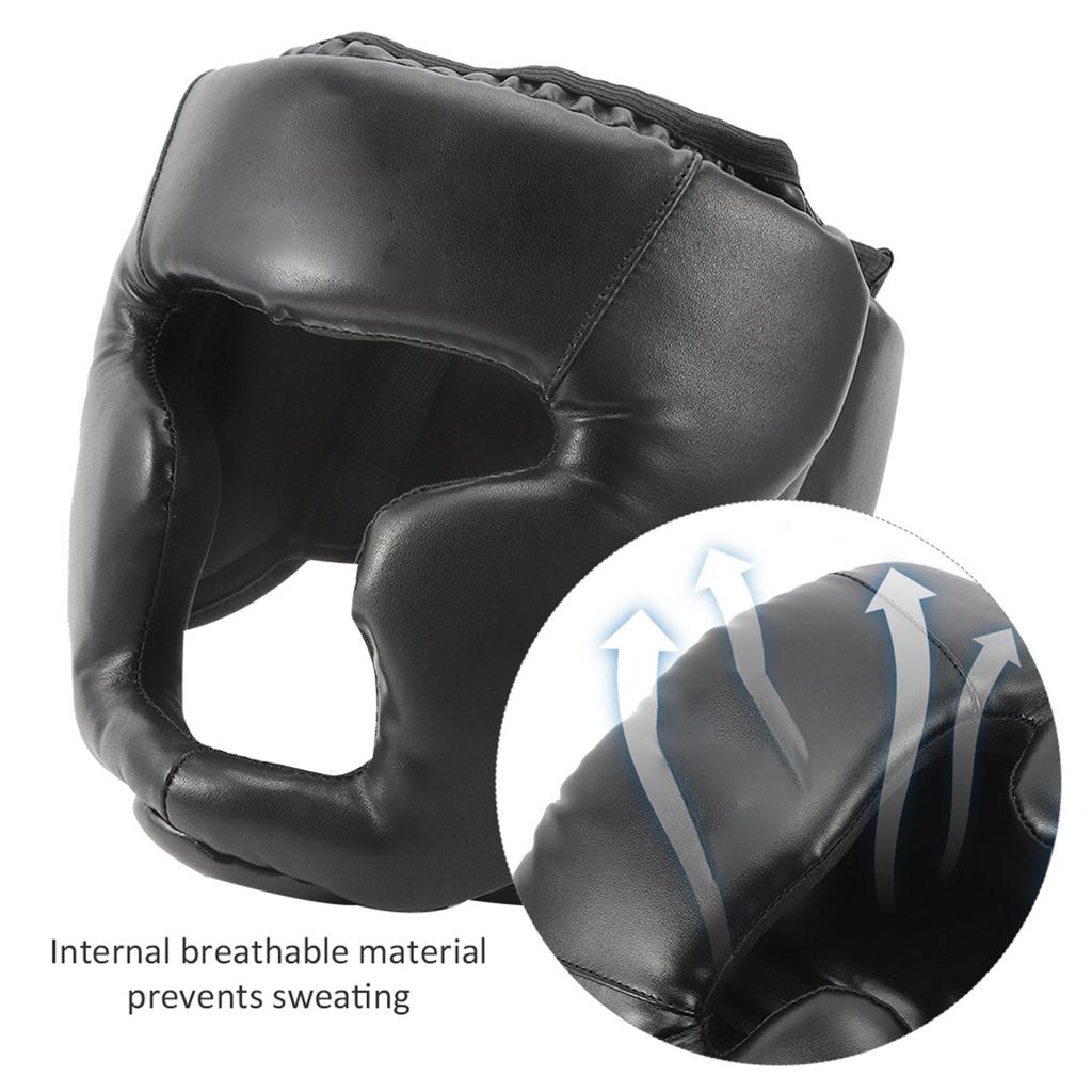 AdultCelsiusChildren Enclosed Boxing Head Guard Helmet Muay Thai Fighting Protecting Equipment
