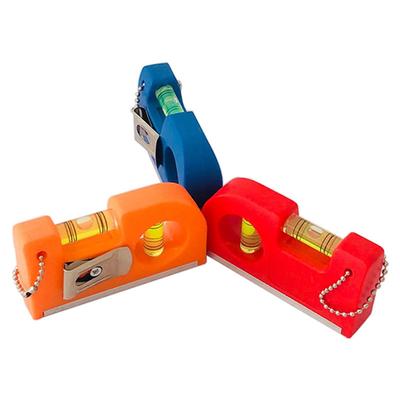 Pocket Spirit Level Bubble 2 Bubble Spirit Leveler With Magnet Base Horizontal Ruler Portable Level Ruler Magnetic ABS Shell
