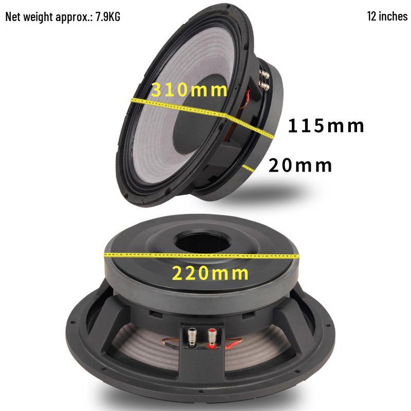 Professional High-Power 12-15 Inch Stage and Home Audio Subwoofer for KTV, Conference, Dance, and Cinema