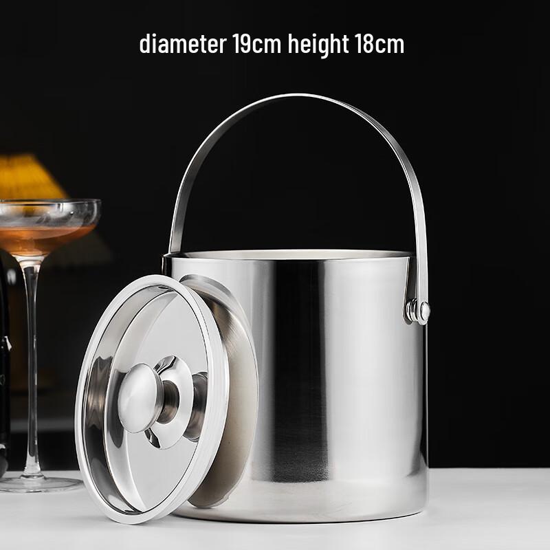 

Shuangqi Double-Layer Insulated Stainless Steel Ice Bucket