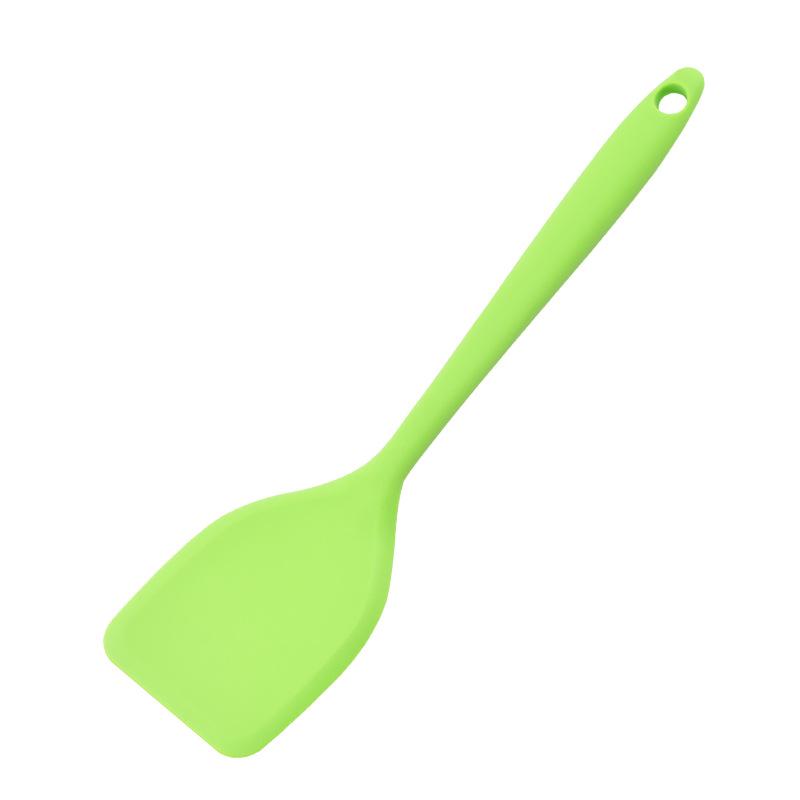 Silicone Non-stick Frying Pan Spatula for Baby Food зелёный