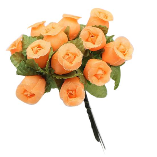 1 bukett kunstig blomst 12 rosehoder DIY Craft Home Party Bryllupsdekor