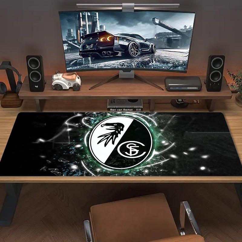 SC Freiburg Print  Cushion Non-slip Laptop Tablet Big Mousepad XXL Mat Mini PC Playmat With Lock edge