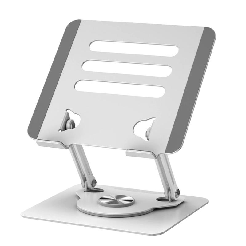 Ergonomic Height Adjustable Stand for Laptops Tablets Holder 360 Rotation Quick Assembly Comfortable Viewing