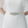 Long Wedding Belt Silver Bridal Sashes Sweet Bridal Belt  Evening Party