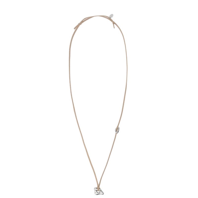 LEWITT LEATHER PENDANT NECKLACE