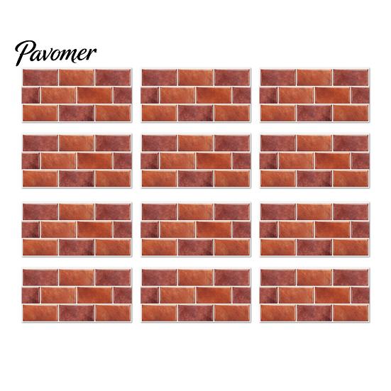 Decorative Mosaic Wall Panels Self-Adhesive PVC Tile Stickers, Waterproof Pattern Decals for Kitchen Bathroom Decal Rental Home Decor, Removable