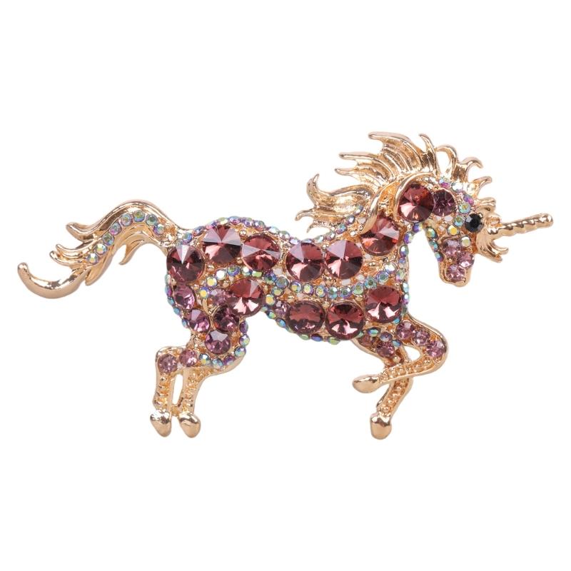 Elegant Unicorns Brooch For Women Portable Alloy Jewelry Accessory for Daily Wear and Special Occasions