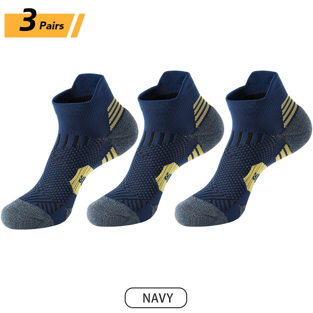 9/3 Pair Professional Fitness Sports Socks Towel Bottom Non-Slip Running Socks Men Women Quick-Drying Basketball Training Sox
