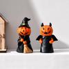 Cross-border Halloween Pumpkin Festival Decor: Ghost & Witch Resin Figurines