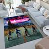Halloween Horror Horror Theme Stranger Things Carpet Home Living Room Decoration Table and Chairs Anti Slip Door Mat Outdoor Picnic Mat Carpet A7
