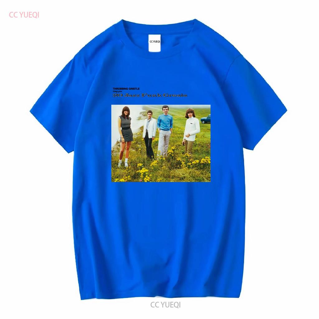 Throbbing Gristle Band Bring You Jazz Funk T Shirt All Size QX0136 long or short sleeves vintage Washed Stretched Slightly
