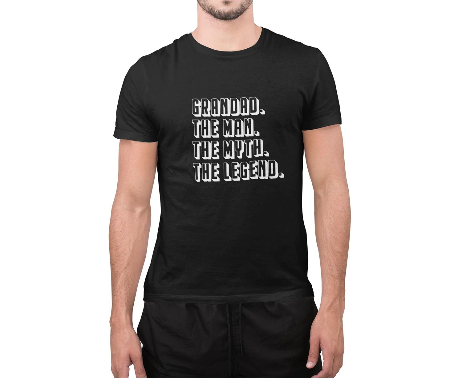 Funny Grandad T-Shirt The Man The Myth The Legend Birthday Tee XL