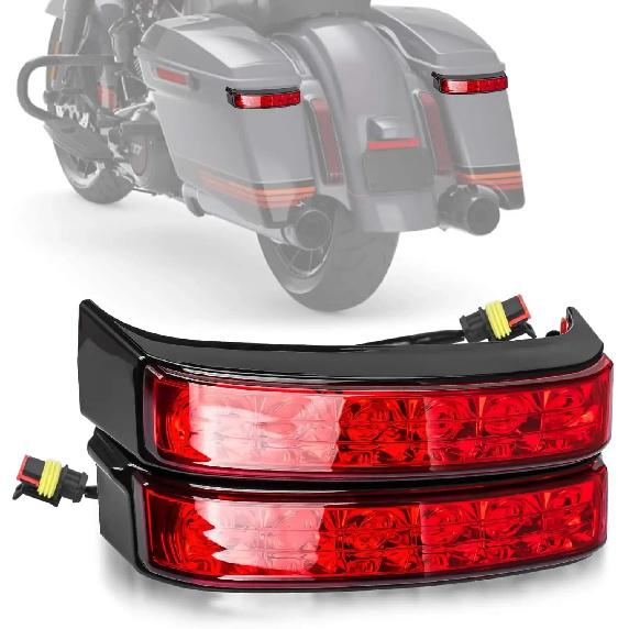 Saddlebag Housing Tail Run Brake Turn Light Lamp for Touring Street Road Glide CVO Electra Glide Ultra Classic Ultra 2014-2024