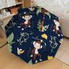 1 Stück Affe Banane Regenschirm - 8 Speichen verstärkt, Automatisches Öffnen, Leicht & Langlebig, Niedliches Modeaccessoire für Draußen - T359