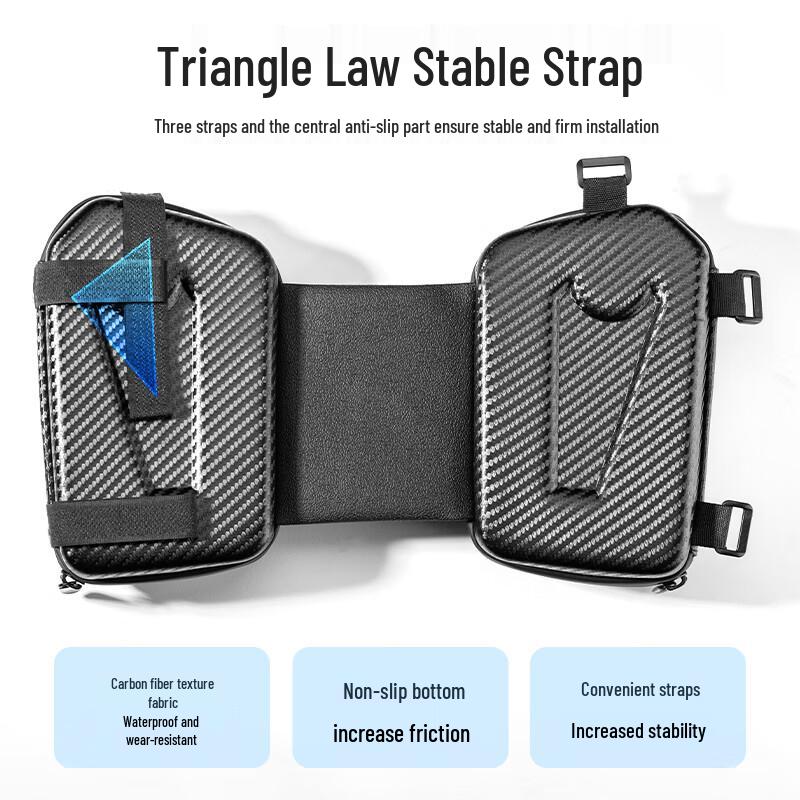 Yaphtes 3-in-1 Waterproof Bicycle Frame Bag with Touchscreen