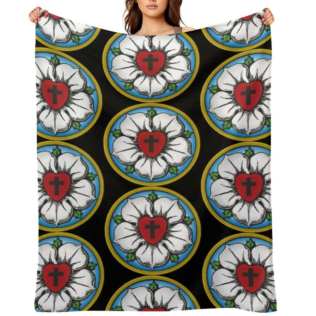Luther Rose Throw Blanket sofa bed Shaggy For Sofa Thin Thin Blankets