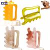 1PCS Double Push Resin Massage Comb Back Waist Gua Sha Device Shoulder Neck Gua Sha Stick Meridian Dredging Stick Massage Tool