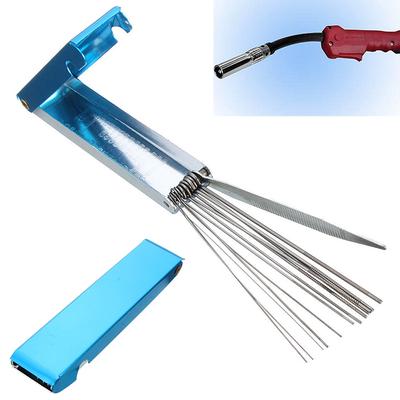 14 In 1 Welding Tip Cleaner Cutting Nozzle Needles Kit Stainless Steel Reamers