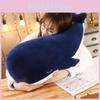 Adorable Large Blue Whale Plush Doll Soft Toy Cushion For Kids Birthday Gifts