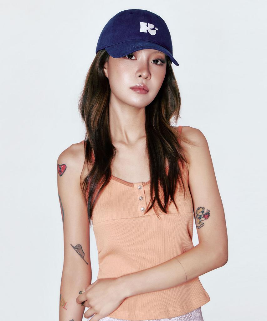 Seutillouki Monogram Ball Cap_Navy