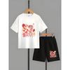 Children Clothing T-Shirt + Shorts 2pc Set Boys Clothes
