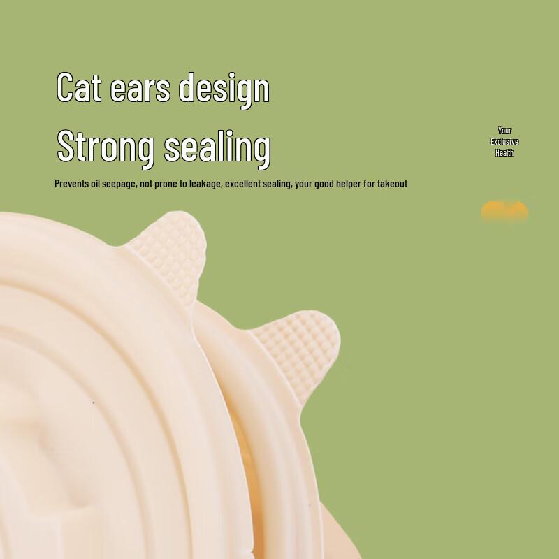 Eco-Friendly 380ml Corn Starch Disposable Food Containers