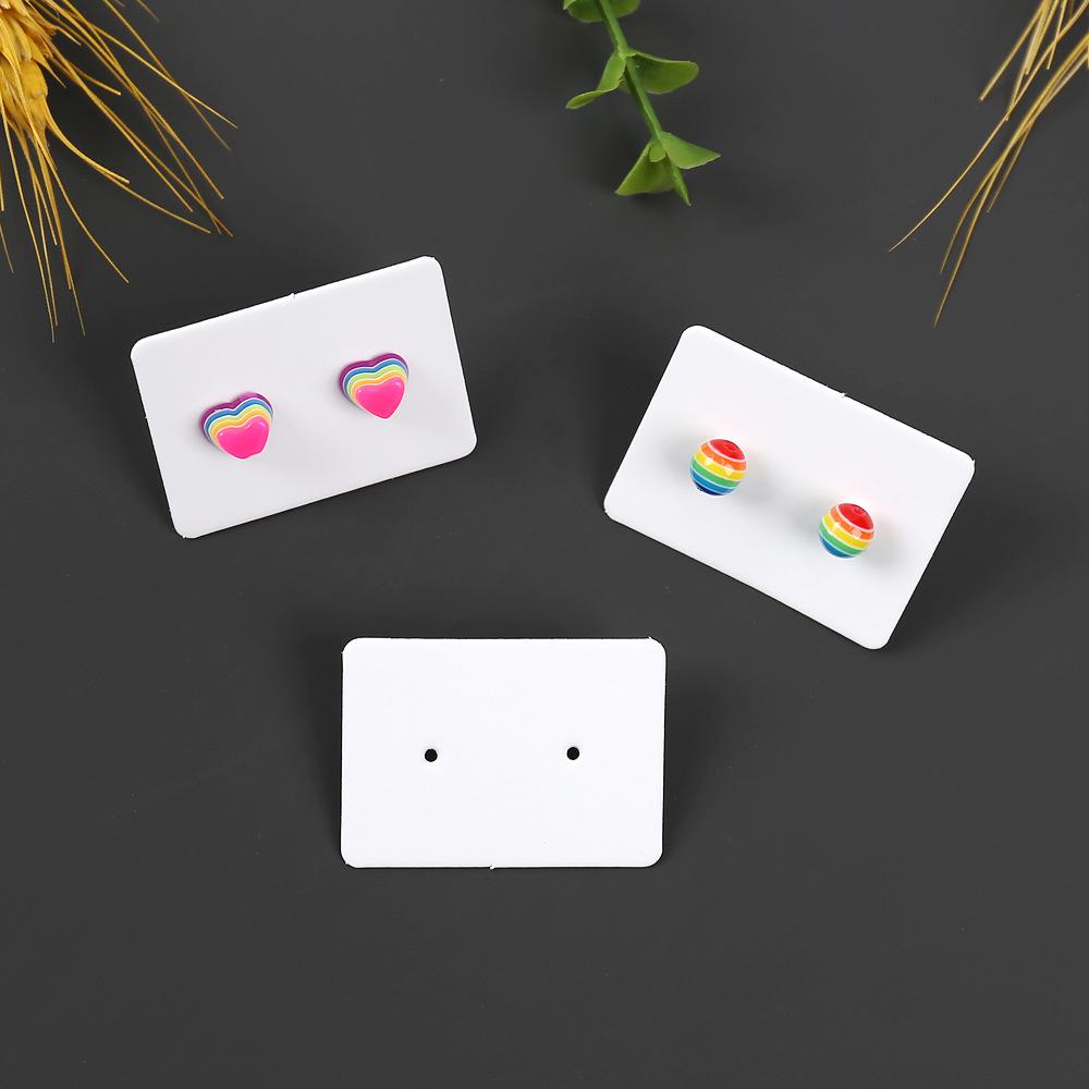 Blank Kraft Paper Earring Display Cards for Jewelry Packaging