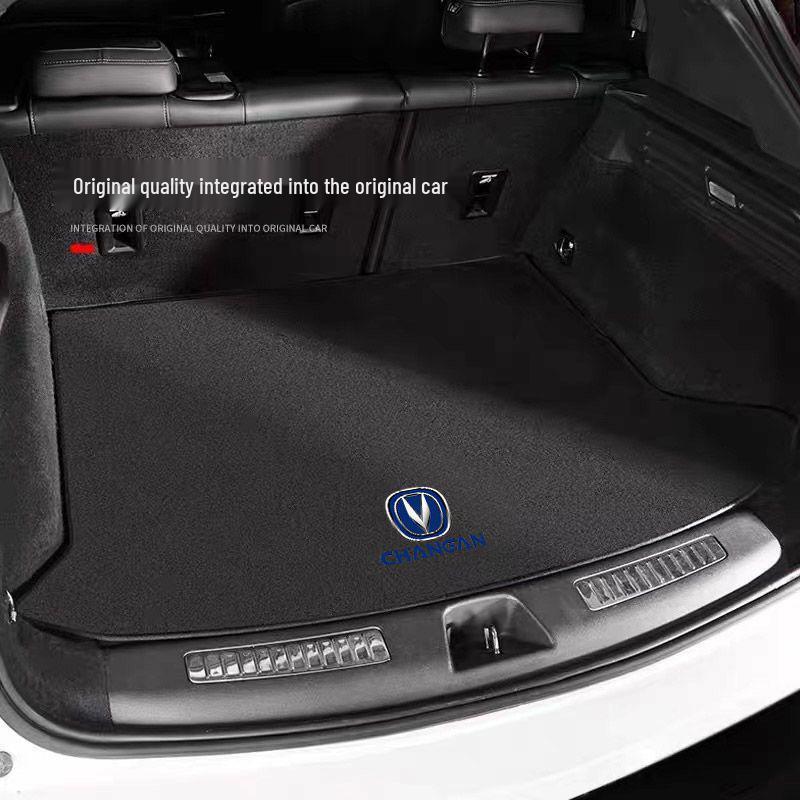 Alfombrilla de maletero de ante para coche Changan CS35/55/75/Plus/EADO - Accesorio para maletero
