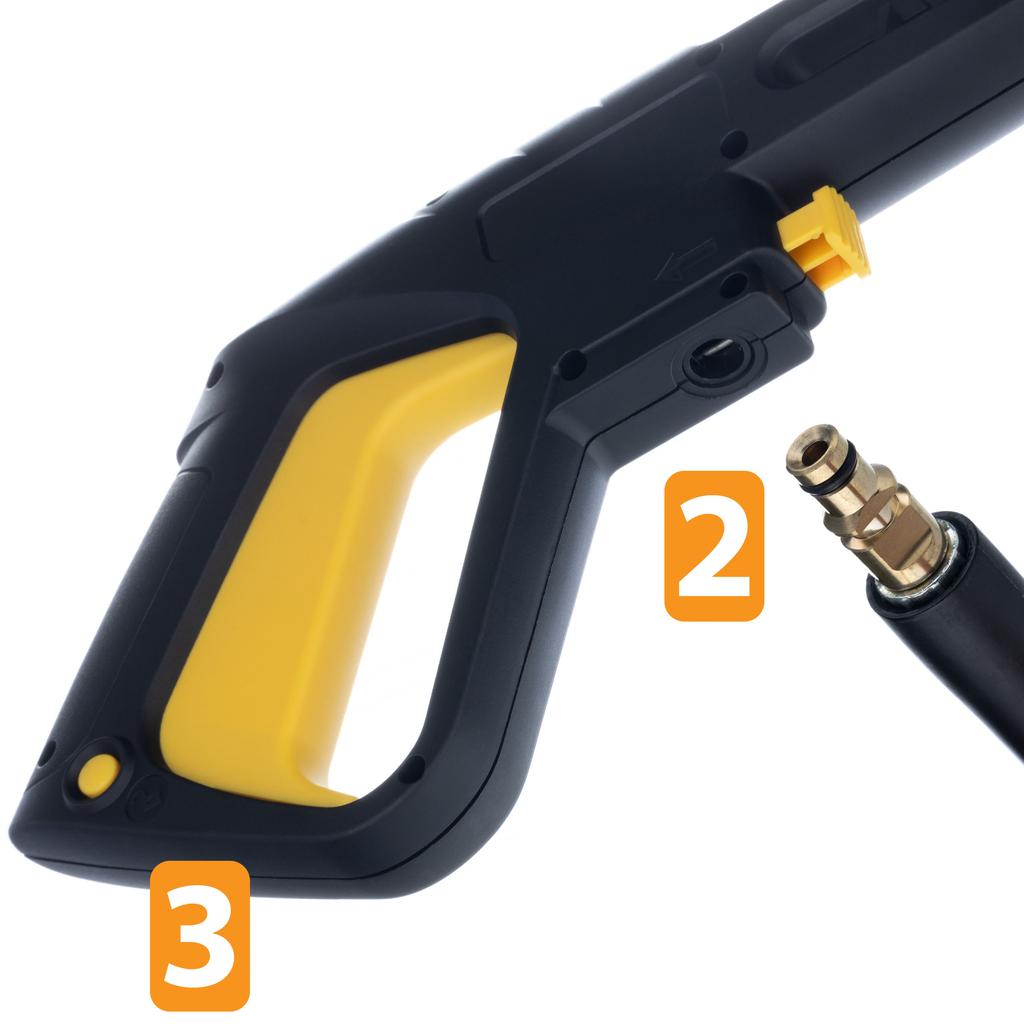 Rosfix Pistolet do Myjki Kärcher K2-K7 – Wysoka Kompatybilność | Ciśnienie Maksymalne 150 Bar | Dysza Vario z Regulacją Strumienia