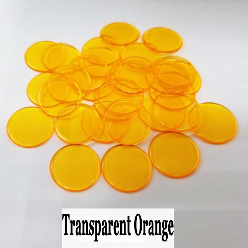 100Pcs 19Mm Count Bingo Chips Markers For Bingo Game Cards Plastic For Classroom Children And Carnival Bingo Games
