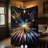 1PC LightburstOutdoor Flannel Blanket - Soft Plush Decor for Picnics, Camping, Bedroom, Playroom, Office, or Lunch Break 1274A
