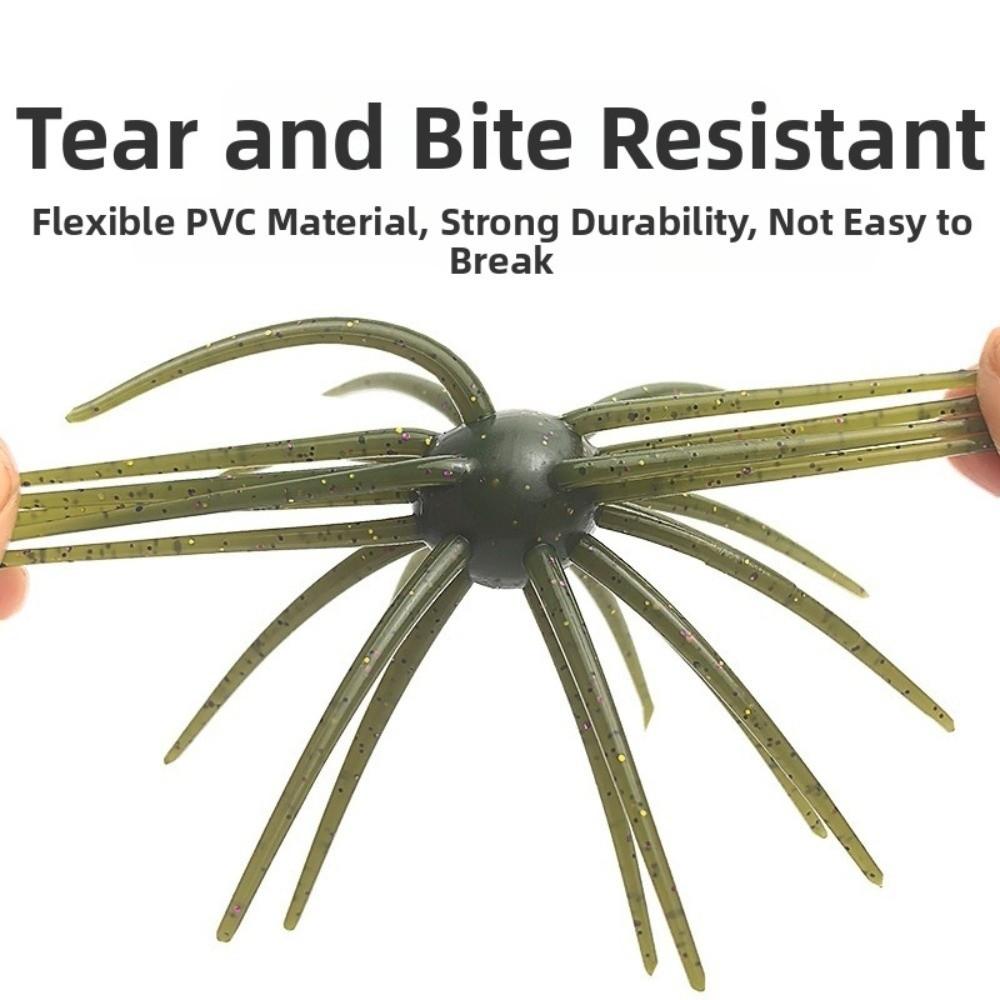 10pcs 11cm/8.7g Size Sea Urchin Lures Superior Tear Resistance 3D Lure For Sea Bass Fishing