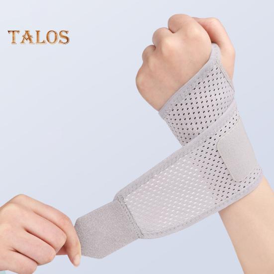 1Pc Sports Wrist Brace Adjustable Breathable Wrist Support Strap Men Women Fitness Wrist Wrap Arthritis Tendinitis Pain Relief Compression Sleeve