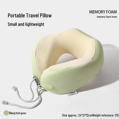 Memory Foam U-shaped Travel Neck Pillow