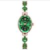 UTHAI V22 Women's Watches Light Luxury Diamond Inlaid For Clover Watch Waterproof Oval Ladies Fashion Quartz Bracelet Wristwatch