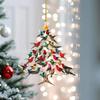 1/5Pcs 2D Hummingbird Christmas Ornament Acrylic Christmas Tree Ornaments  Home Decor