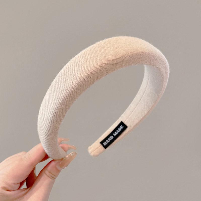 Fashion Hair Hoop Hair Bands for Women Girls Solid Color Twilled Headbands Designer Wide Hairband Hair Accessories Headwear