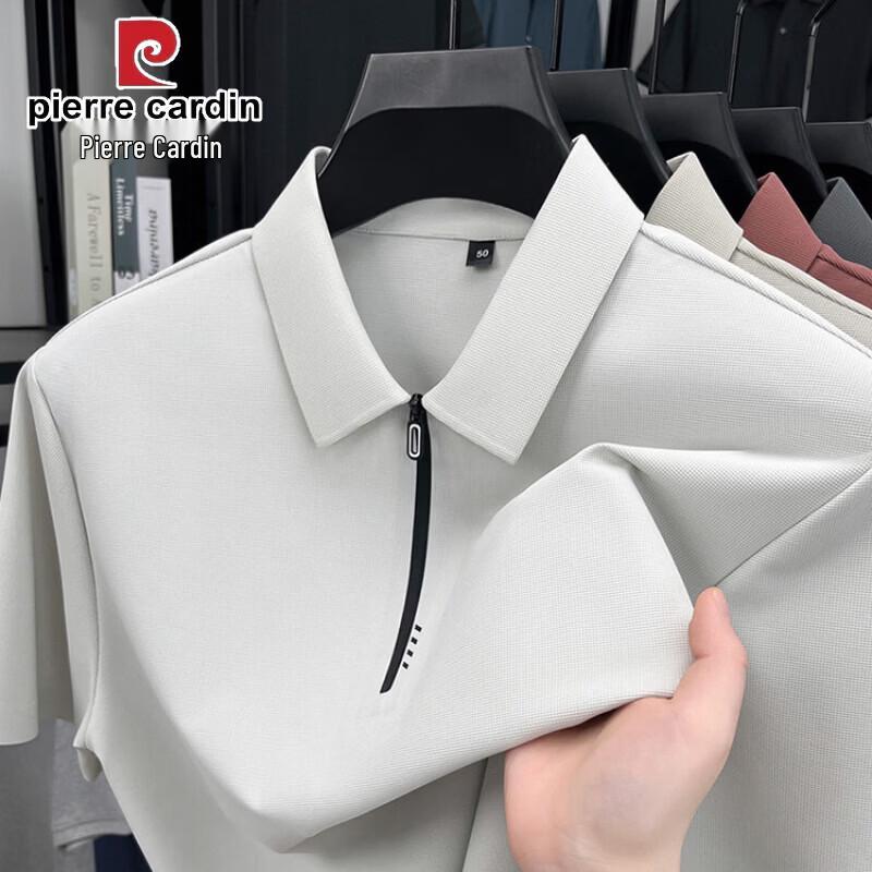 Pierre Cardin Men s Ice Silk Half-Zip Polo Shirt 2XL