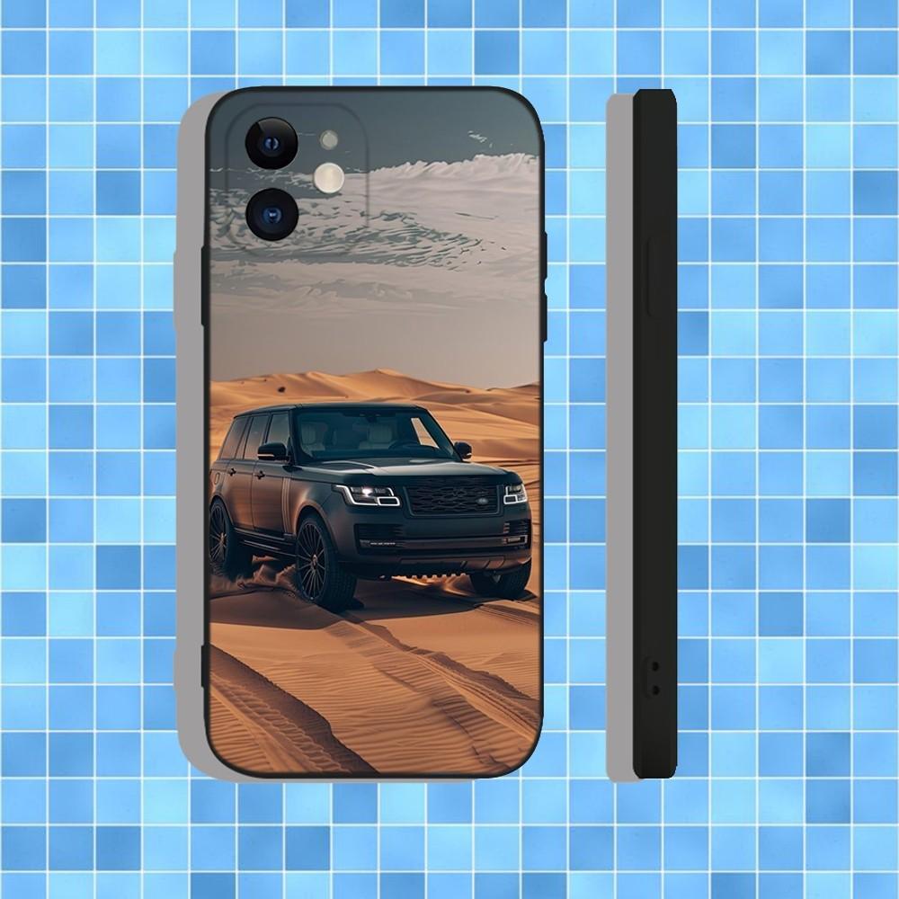 R-Range Roveres Sport Car Phone Case For iPhone 16,15,14,13,12,11,Pro,Max,Plus,X,XS,XR,SE,8,7,Mini,Soft Silicone Black Case