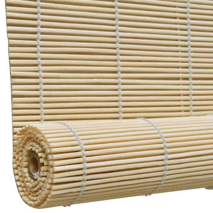 VidaXL Store roulant en bambou 140 x 220 cm Naturel